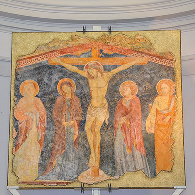 affresco della crocefissione